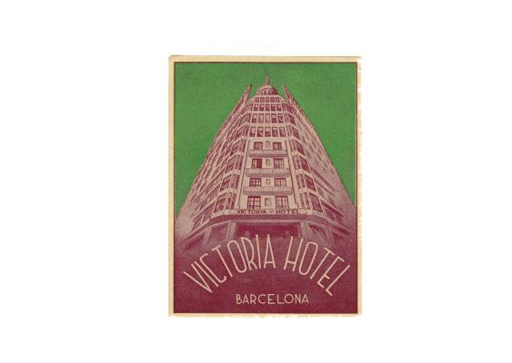 Etiquette Hôtel Victoria Barcelona