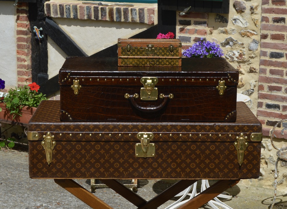 malle Louis Vuitton crocodile