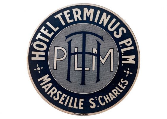 Etiquette Hotel Terminus PLM Marseille