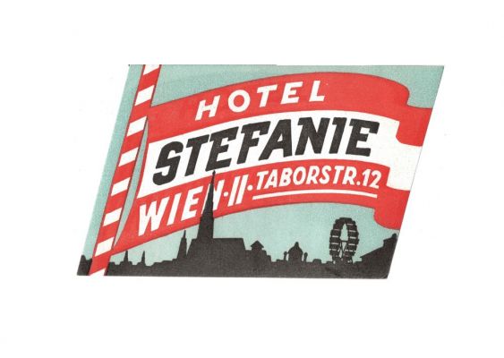 etiquette Hôtel Stephanie Wien