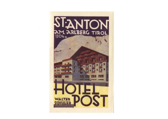 Etiquette Hôtel Post St Anton