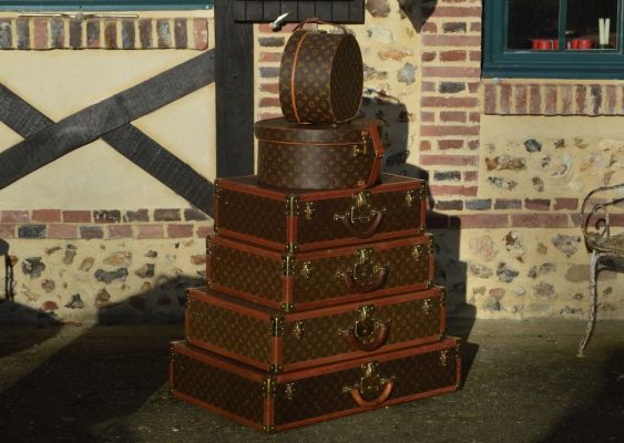 Pyramid Suitcases from Louis Vuitton, Set of 4 for sale at Pamono