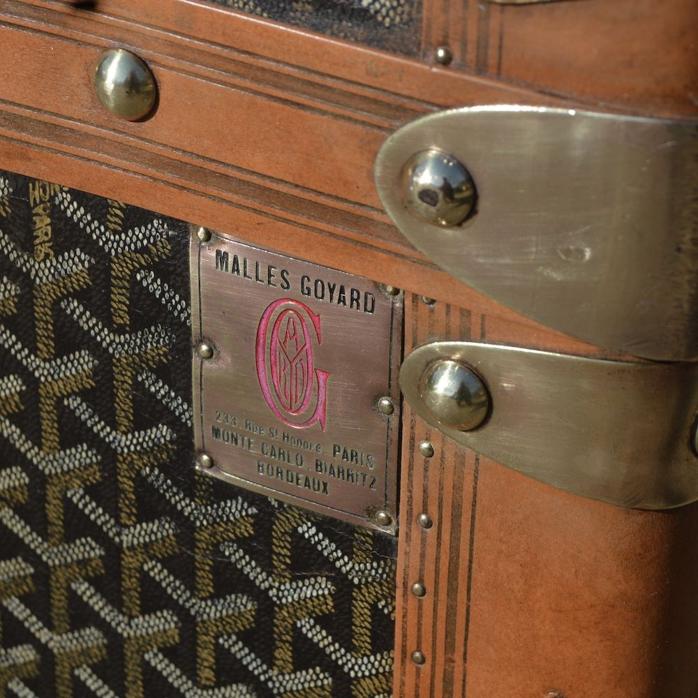 Goyard cabin trunk c.1930 for sale - Bagage Collection