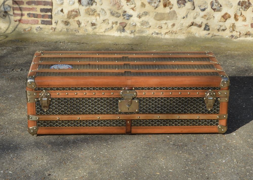 Antique 20th Century Louis Vuitton Cabin Trunk In Monogram Canvas, France,  c.1930