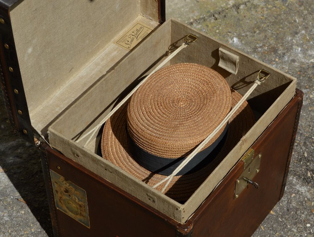 Louis Vuitton Leather Hat Trunk 