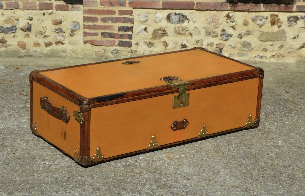 A Rare Louis Vuitton Shoe Trunk With Fitted Interior