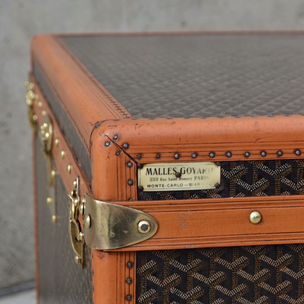 Vintage goyard trunk discount