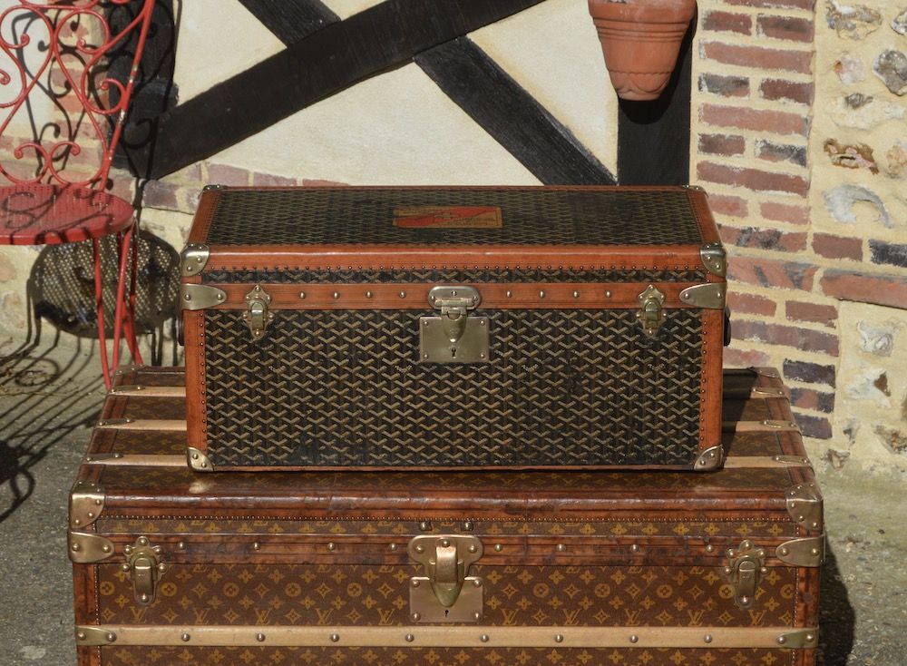 Goyard shoe trunk c.1910 - Baggage Collection