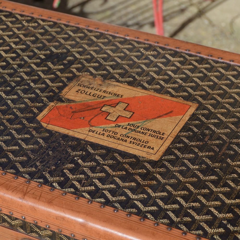 Goyard shoe trunk c.1910 Baggage Collection