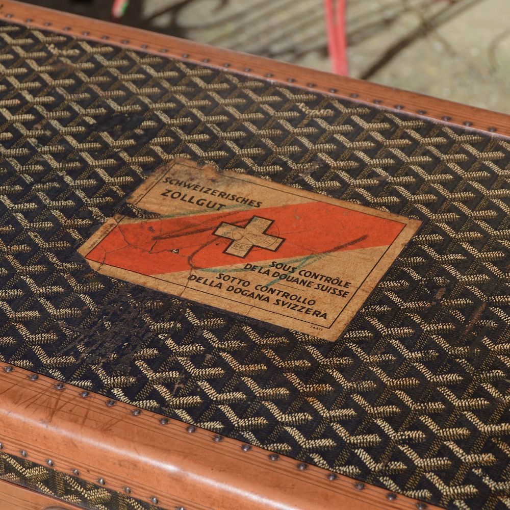 Goyard shoe trunk c.1910 - Baggage Collection