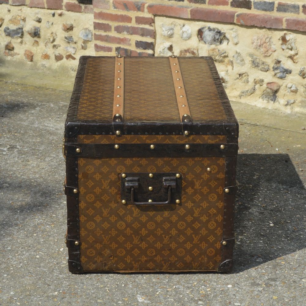 Early Louis Vuitton Steamer Trunk, C. 1910 - Helen Storey Antiques