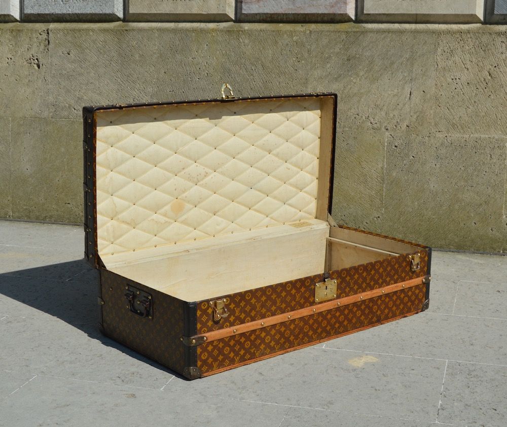 Large-Sized Antique 19th Century Louis Vuitton Steamer Trunk