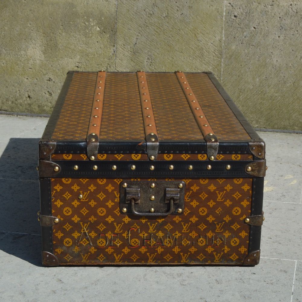 Antique 20th Century Louis Vuitton Cabin Trunk In Monogram Canvas, France,  c.1930