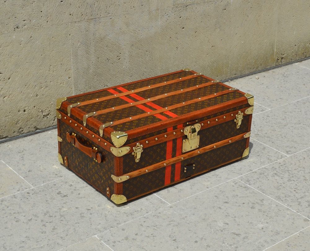 Antique 20th Century Louis Vuitton Cabin Trunk In Monogram Canvas, France,  c.1930