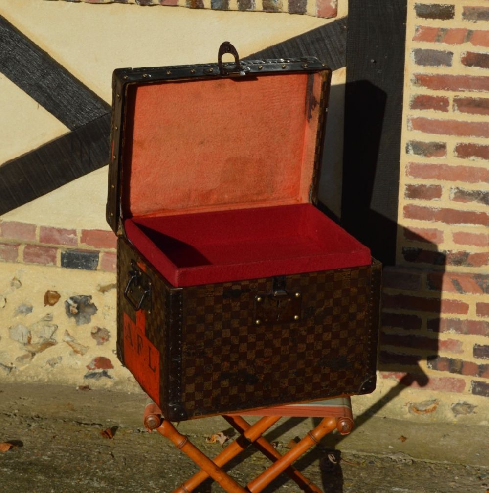 A Rare Louis Vuitton Shoe Trunk With Fitted Interior