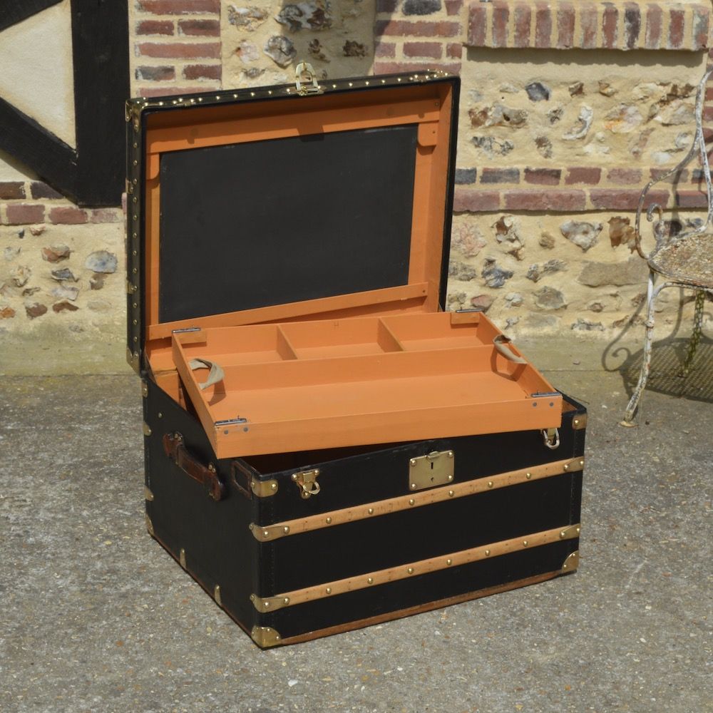 Cabin Trunk in Orange from Louis Vuitton, 1930s