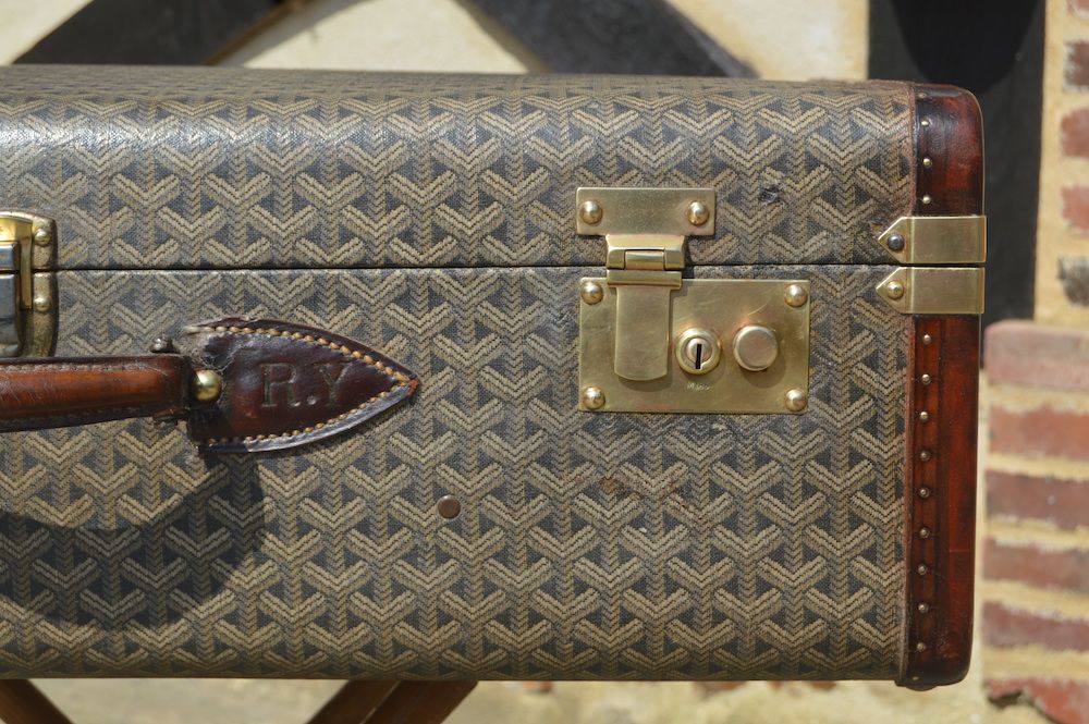 Goyard canvas suitcase - Bagage Collection