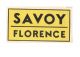 Etiquette Hôtel Savoy Florence