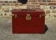 Red Goyard trunk