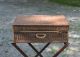 Wicker picnic suitcase