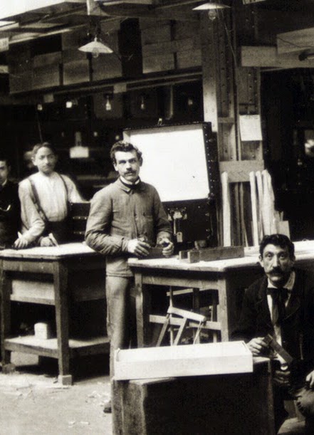 Visite de l'usine Louis Vuitton d'Asnière en 1904 - Bagage