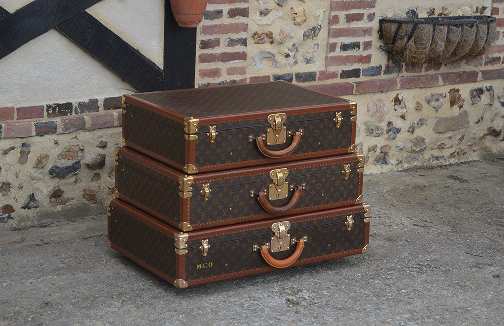 This Louis Vuitton steamer trunk is from the 1st series