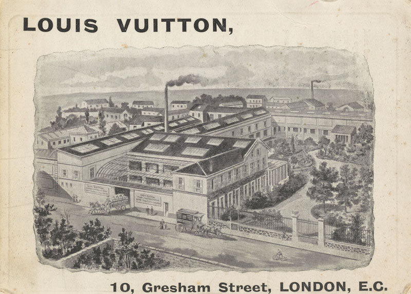 Louis Vuitton - 1854: The first store is opened in Paris. This year also  marked the creation of the first flat trunk with Trianon c…