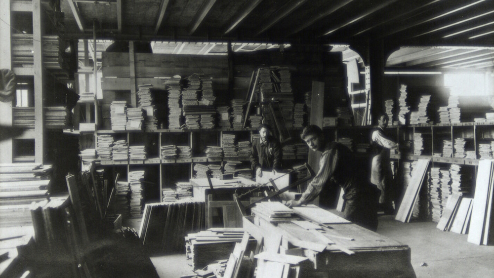 Visite de l'usine Louis Vuitton d'Asnière en 1904 - Bagage