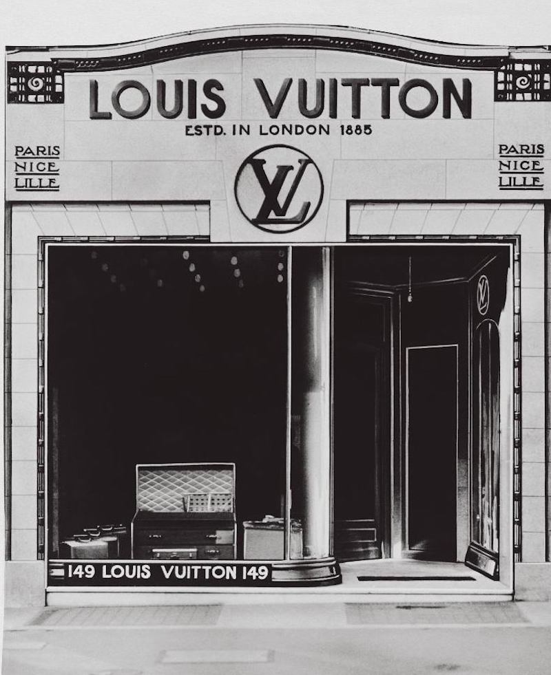 Louis Vuitton - 1854: The first store is opened in Paris. This year also  marked the creation of the first flat trunk with Trianon c…