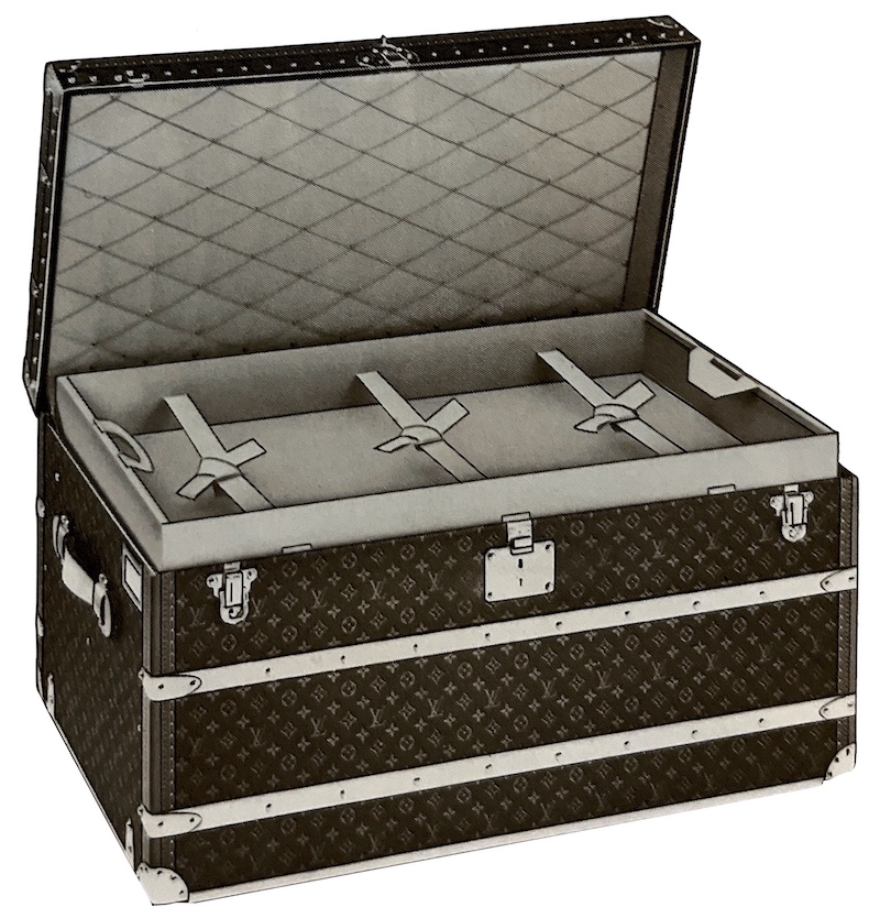 vuitton malle courrier trunk