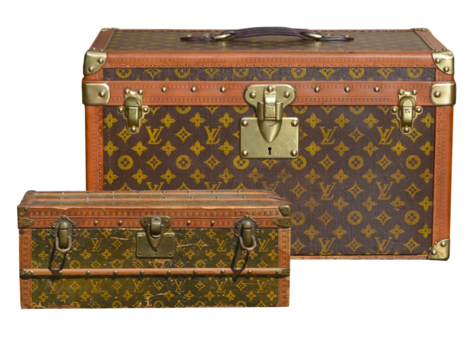 Louis Vuitton Trunk AMAKI Luggage Suitcase Vintage Trunk -  Israel