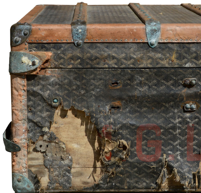 Restoration of an old Goyard cabin trunk - Malle2luxe