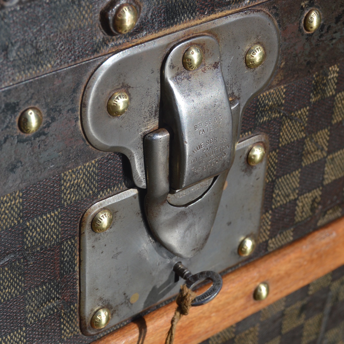 Louis Vuitton Vintage - Damier Ebene Inventuer Trunks and Locks